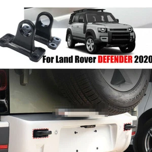 2pz Gancio di Traino Posteriore Nero Adatto per Defender 90 2D 110 4D 2020 2021 - Foto 1 di 5