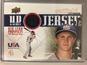2009 Upper Deck Signature Stars Prospects Jerseys #7 Cory Hahn Memorabilia Card
