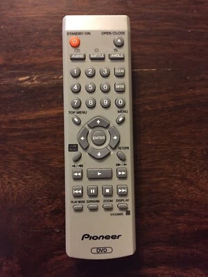 Orginal Pioneer (VXX2865) DVD Remote Control - Image 1 of 3