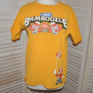 The Bamboozle Festival Tee Shirt 2011 Concert Lineup Yellow Clowns Lil Wayne Med - Picture 1 of 9