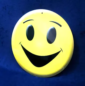 SMILE FACE - Full Color Metal Sign ~ Garage Man Cave Bar Pub ~ MADE in USA - Picture 1 of 9