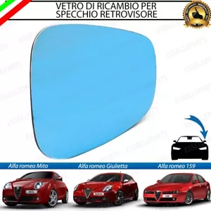 SPECCHIETTO ALFA GIULIETTA MITO 159 VETRO SPECCHIO RETROVISORE SINISTRO TERMICO - Foto 1 di 6