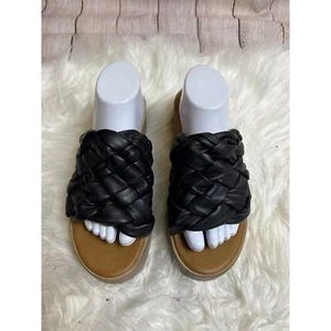 Blowfish Malibu scivoli plateau tessuto nero donna taglia 10 NUOVI - Foto 1 di 5