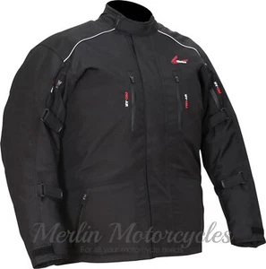 WEISE CORE PLUS BLACK THERMAL WATERPROOF MOTORCYCLE PLUS SIZE FIT JACKET - BLACK - Picture 1 of 18