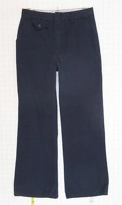 Uniforme tostado francés 16 niñas azul marino caquis pantalones chinos pantalones elásticos C0885 Foto 1 de 4