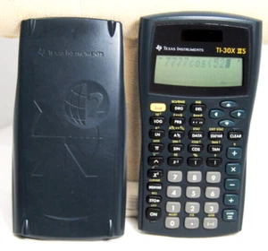 Texas Instruments TI30XIIS Calcolatrice Scientifica Testata Funziona Blu/Marrone - Foto 1 di 4