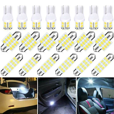 For Lexus 20pcs LED Interior Lights Bulbs Kit Car Trunk Dome License Plate Lamps Foto 1 de 4