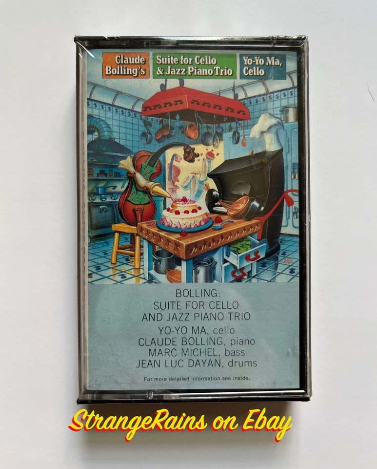 Suite for Cello & Jazz Piano Trio Yo-Yo Ma Claude Bolling Cassette Tape ... NEW - Image 1 of 3