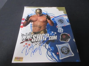 WWE Rey Mysterio Jr. Signed 8x10 Page COA - Picture 1 of 1