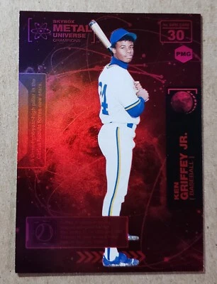 2021 Skybox Metal Universe Champions PMG Red Ken Griffey Jr. /150 Mariners #30 - Image 1 of 2