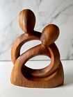 Novica Wood Sculpture Eternity of Love Artist Signed Indonesia Hand Made