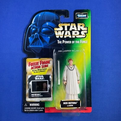 Boneco de ação Mon Mothma Star Wars Power of the Force Freeze Frame 1998 Kenner - Imagem 1 de 4