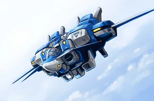 Mospeada Robotech Blue Alpha Legioss Beta Thread POSTER 24 X 18" SWEET! - Picture 1 of 2