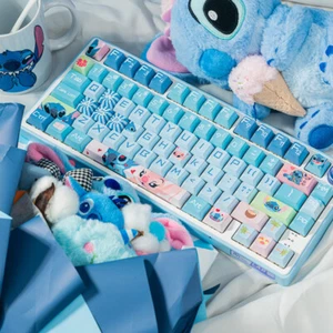 Kawaii St.itc.h Themed Keycaps Set - 60% Mechanical Keyboard - Picture 1 of 4