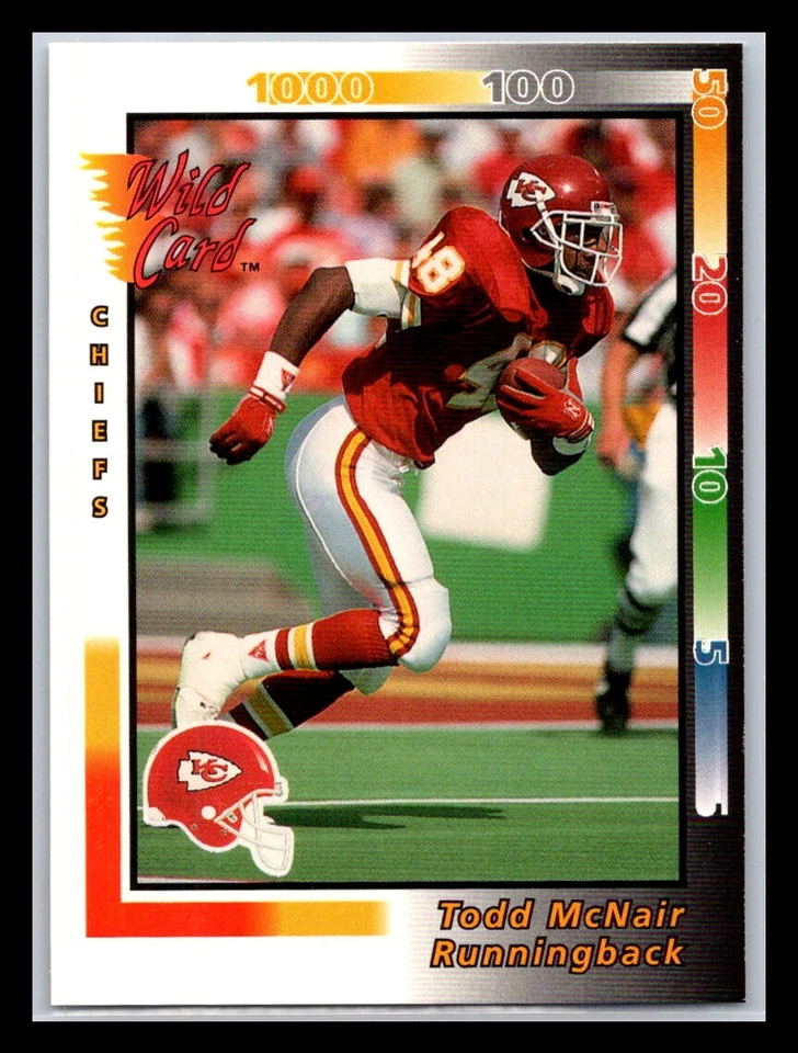 1992 Wild Card Football # 301 - 400- Pick Your Card! - Image 1 of 1