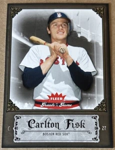 CARLTON FISK 2006 FLEER GRANDI DEL GIOCO PELTRO Card #21 NM-MT Condizione - Foto 1 di 2