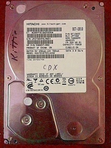 Hitachi HDS721075CLA332 750GB Internal 7200 RPM 3.5" Hard Drive, Storage, As-is - Picture 1 of 2