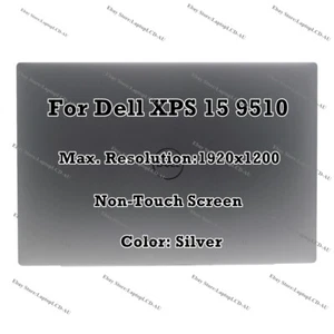 Conjunto completo de pantalla LCD no táctil Dell XPS 15 9510 FHD plateada de 15,6 - Imagen 1 de 8