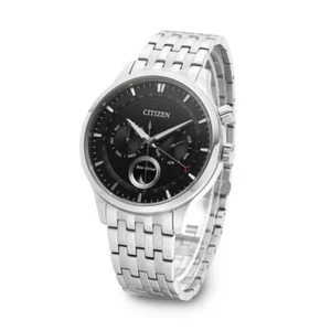 Original Citizen Eco Drive Mondphase Herrenuhr Japan Edelstahl 42 mm BK - Bild 1 von 8