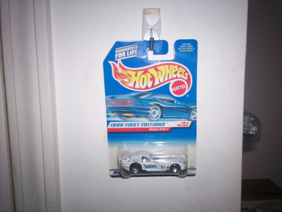 1998 HOT WHEELS FIRST EDITION PANOZ GTR-1 WHITE #657 - Image 1 of 1