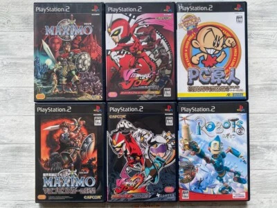 SONY PS2 Maximo & Viewtiful Joe & PC Genjin & Robots set from Japan - Image 1 of 4