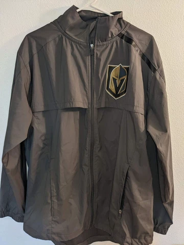 NHL Fanatics Authentic Pro Hockey Vegas Golden Knights Hockey Full-Zip Jacket Me Cover