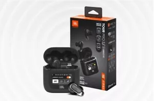 NUEVOS Auriculares Indígenas Verdaderos Inalámbricos con Cancelación de Ruido JBL Tour Pro 2 con Estuche Inteligente NEGRO - Imagen 1 de 1