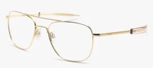 OCCHIALE DA VISTA / EYEGLASSES RANDOLPH  AF200 58MM ORO / GOLD 23K - Picture 1 of 5