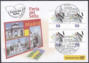PEX0117 Intl. Stamp Exhibit. Germany Cover, Feria del Sello 2001, Madrid - Picture 1 of 1
