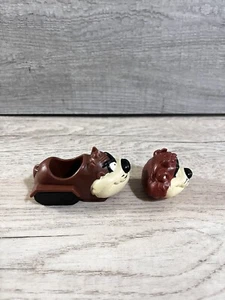 Set Of 2 VTG Looney Tunes Car-Tunes Taz Slush Musher 1989 Arby's Tasmanian Devil - Picture 1 of 8