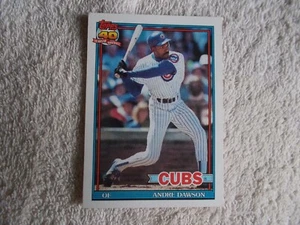 MLB Topps 1991 40 yrs of Baseball "ANDRE DAWSON" #640 Cubs Trading Card n25 - Bild 1 von 2