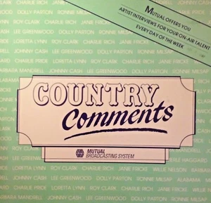 RADIO SHOW: COUNTRY COMMENTS 4/18/88 VINCE GILL, HIGHWAY 101, K..T. OSLIN, - Imagen 1 de 9
