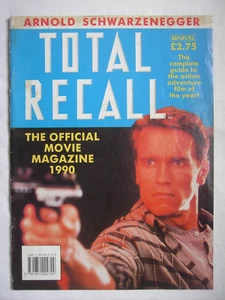 TOTAL RECALL 1990 Official Movie Magazine. RARE UK EDITION. Schwarzenegger Stone - Picture 1 of 8