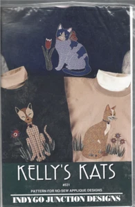 INDYGO JUNCTION DESIGNS Muster-Kelly's Kats-ohne Nähen Applikation Designs-CATS #531 - Bild 1 von 1
