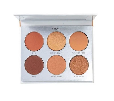 PUR Eyeshadow Palette On Point Friday, 6 Browns Shades, 0.23oz Skincare-infused - Image 1 of 4