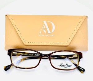 LUCKY BRAND SEASCAPE BRAUN Damen Rechteckig Vollrand Brille 52-17-140 B:31 - Bild 1 von 14