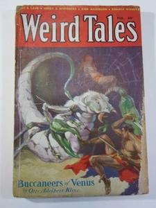 Weird Tales, February, 1933  FR/GD  Classic St. John Scorpion Cover Art! - Imagen 1 de 5