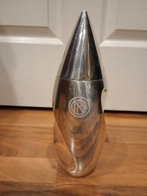 Fred Bould Nambe Martini Cocktail Shaker #6274 Helix Twist, 10.5" Designer Model - Image 1 of 4