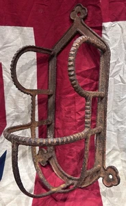 Impresionante pátina antigua de hierro fundido ecuestre Tac Rest circa 19c forjada a mano original - Imagen 1 de 24