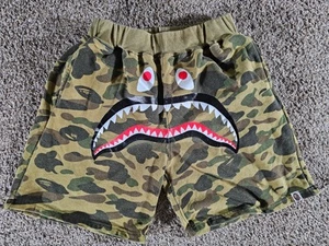 A Bathing Ape Camo Sweat Shorts BAPE Streetwear - Size XL No Drawstring - Picture 1 of 13