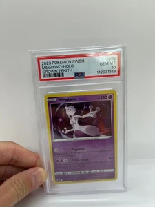 PSA 10 Mewtwo 059/159 Holo Crown Zenith Pokemon Karte GEM MINT - Bild 1 von 1
