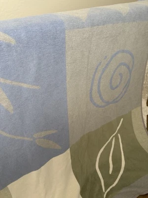 Vintage Ibena Fleece Throw Blanket Germany Green/Blue Plaid 56x64 Germany SOFT - Image 1 of 4