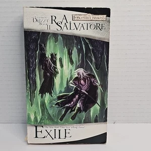 Exile The Legend of Drizzt Book 2 Mass Market Paperback By Salvatore, R.A. - Foto 1 di 4