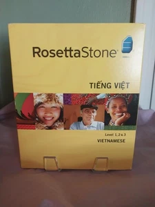 Rosetta Stone Vietnamese Level 1,2, and 3 Sealed Language Learning CDs - Picture 1 of 5
