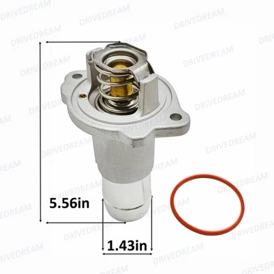 For Hummer H3 Isuzu 12622316 Coolant Thermostat Water Outlet Housing Assembly Foto 1 de 4