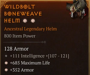 💥DIABLO 4💥SEASON 10💥Helm💥2 GA Armor + Maximum Life - Picture 1 of 1