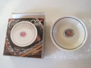 LONGABERGER Collector's Club Grandma Bonnie's Mini Pie Plate W/ Box Flag - Picture 1 of 5