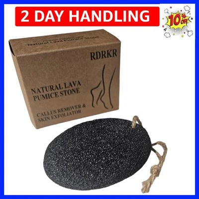 Depurador de pies y manos de piedra pómez - Piedra de lava natural para removedor de callos,... Foto 1 de 4