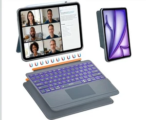 Funda con teclado desmontable WIWU para iPad Air 13 pulgadas 3 en 1 para Air 13" (M3/M2) Pro - Imagen 1 de 8