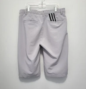 Adidas Boys XL Gray 30 Performance Golf Shorts 3 Stripe Climalite 11" inseam - Picture 1 of 4